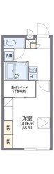 レオパレス本牧満坂の物件間取画像